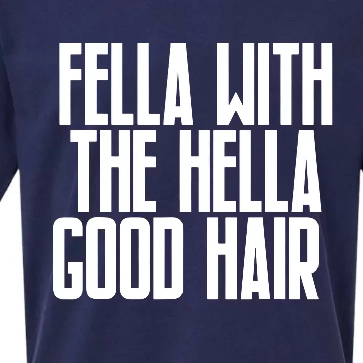 Fella With The Hella Good Hair Sueded Cloud Jersey T-Shirt