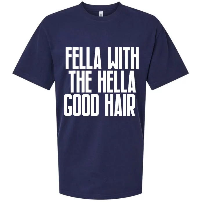 Fella With The Hella Good Hair Sueded Cloud Jersey T-Shirt