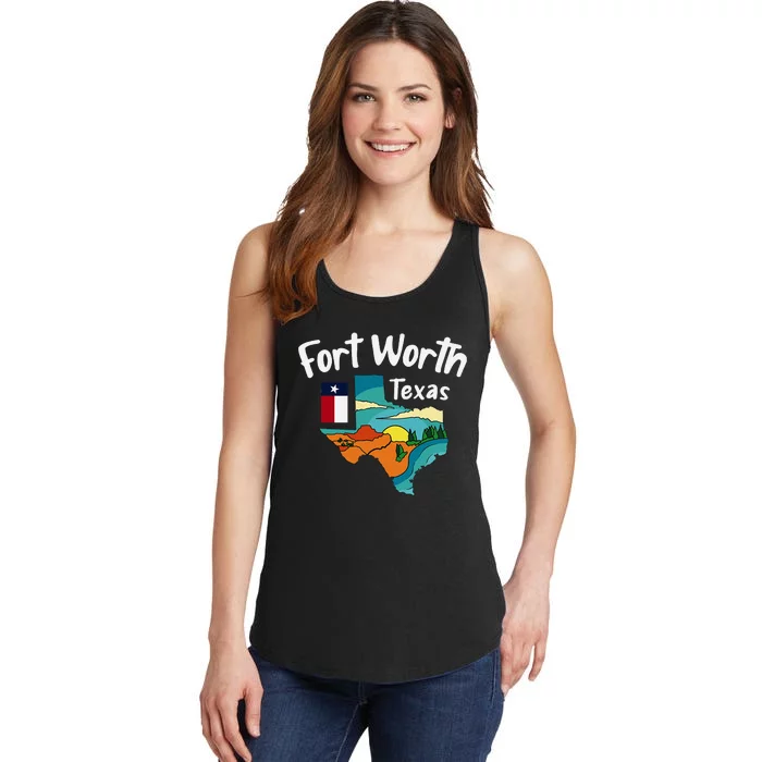 Fort Worth Texas Ladies Essential Tank