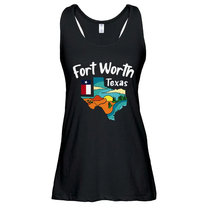 Fort Worth Texas Ladies Essential Flowy Tank