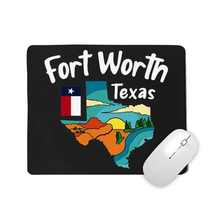 Fort Worth Texas Mousepad