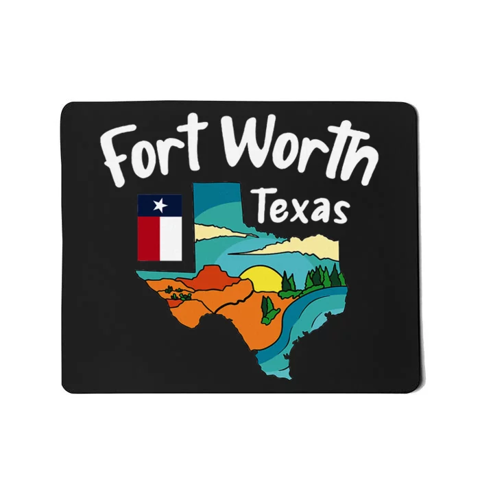 Fort Worth Texas Mousepad