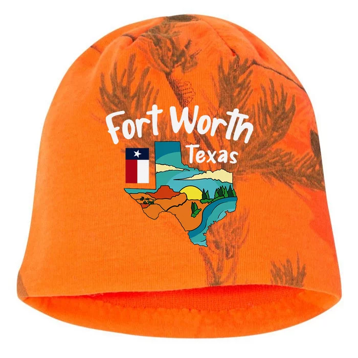 Fort Worth Texas Kati - Camo Knit Beanie