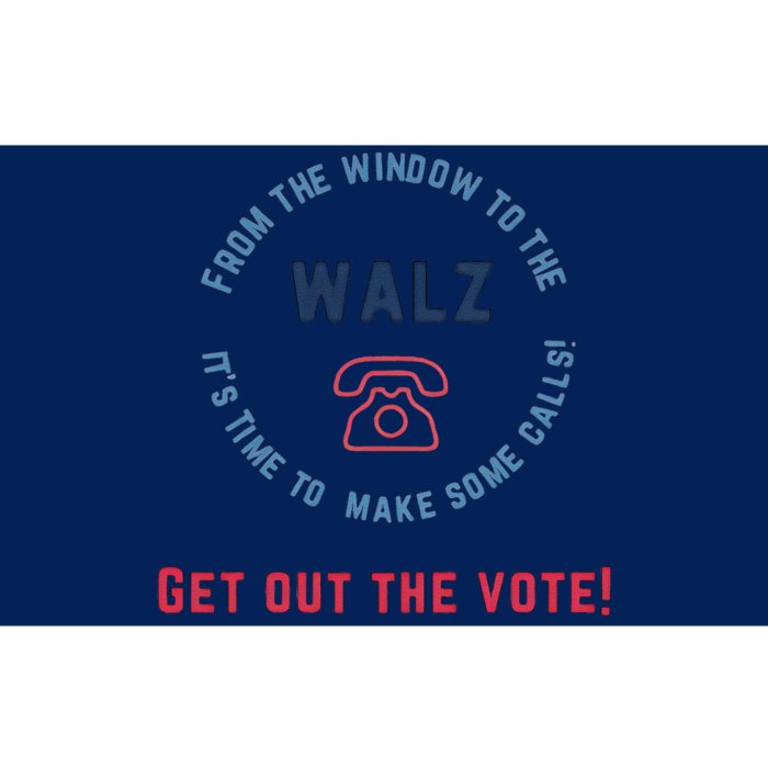 From Windows To The Walz Get Out The Vote Harris Walz Bumper Sticker