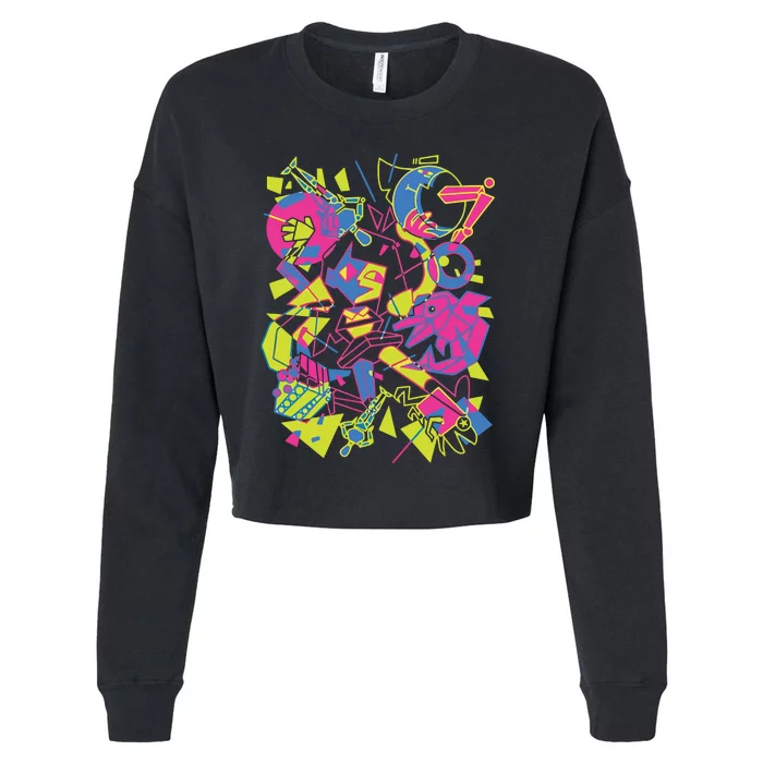 Fangamer Whats The Data Theta Cropped Pullover Crew