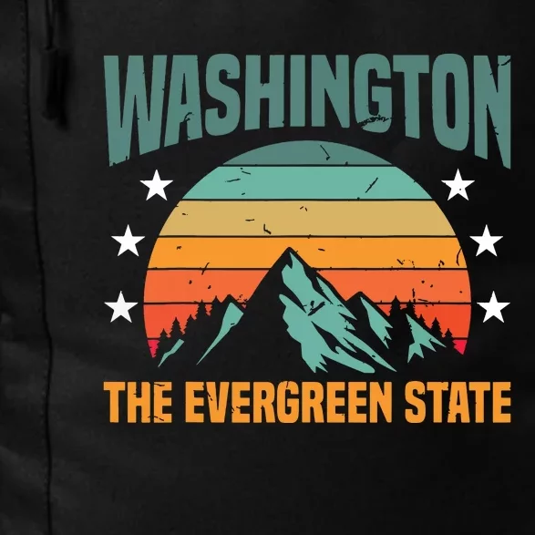 Funny Washington The Evergreen State Home Daily Commute Backpack