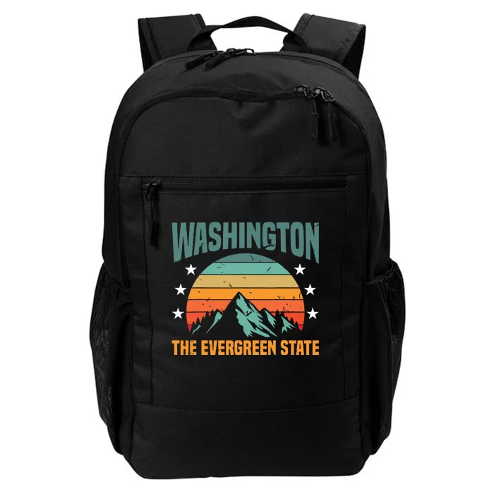 Funny Washington The Evergreen State Home Daily Commute Backpack