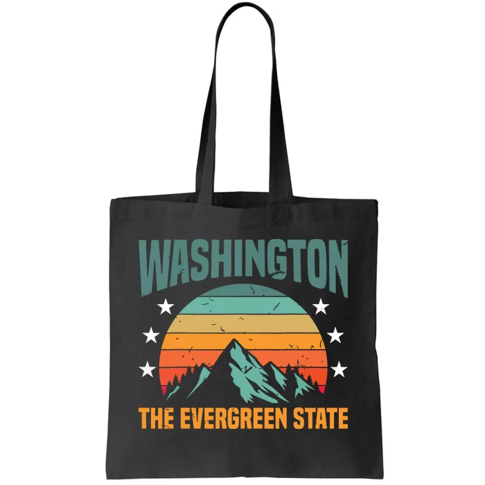 Funny Washington The Evergreen State Home Tote Bag