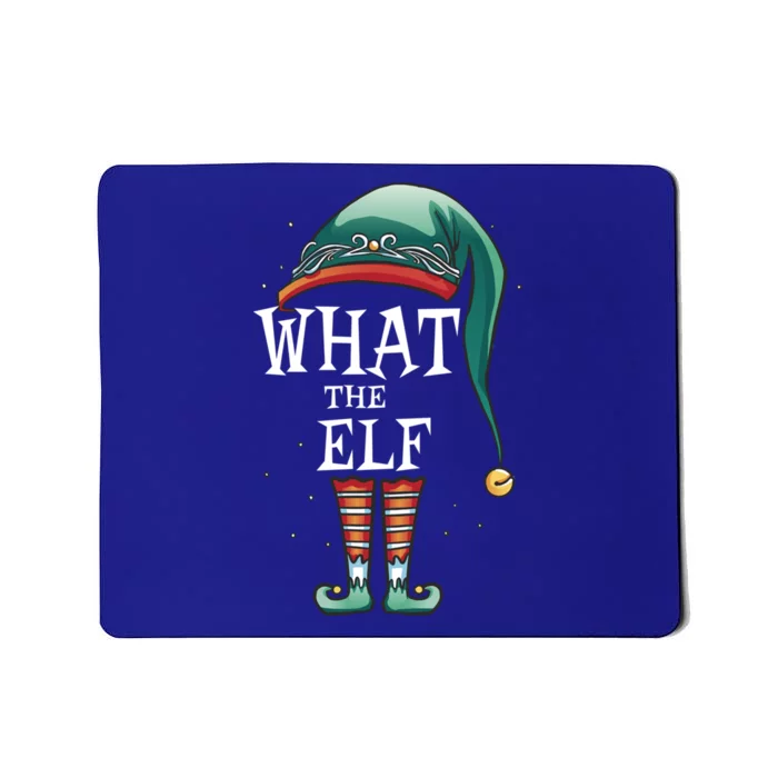 Funny What The Elf Costume Family Matching Christmas Funny Gift Mousepad