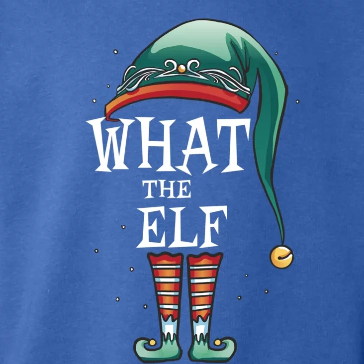 Funny What The Elf Costume Family Matching Christmas Funny Gift Toddler Hoodie