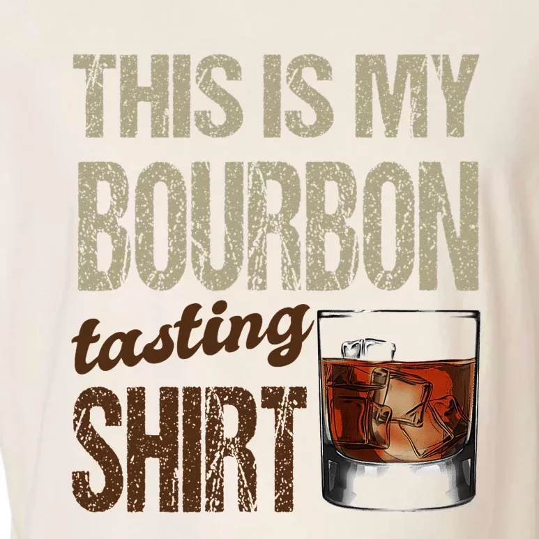 Funny Whiskey This Is My Bourbon Tasting Garment-Dyed Women's Muscle Tee