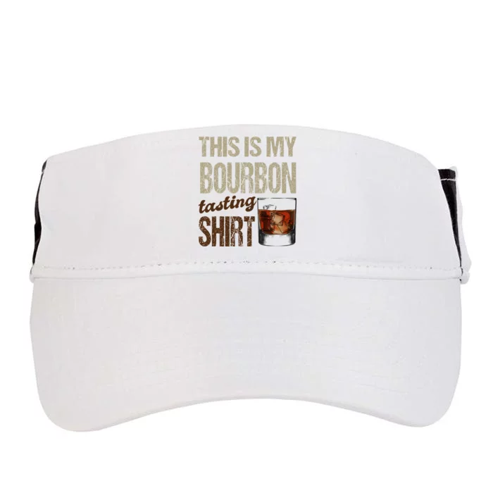 Funny Whiskey This Is My Bourbon Tasting Adult Drive Performance Visor