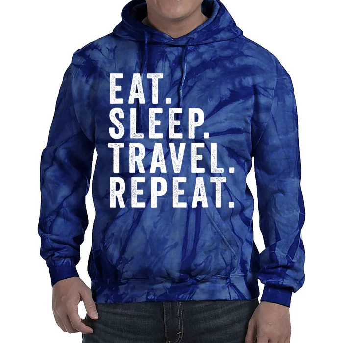 Funny World Traveler Agent Travel Adventure Traveling Gift Tie Dye Hoodie