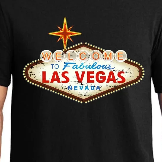 Funny Welcome To Las Vegas Classic Sign Pajama Set