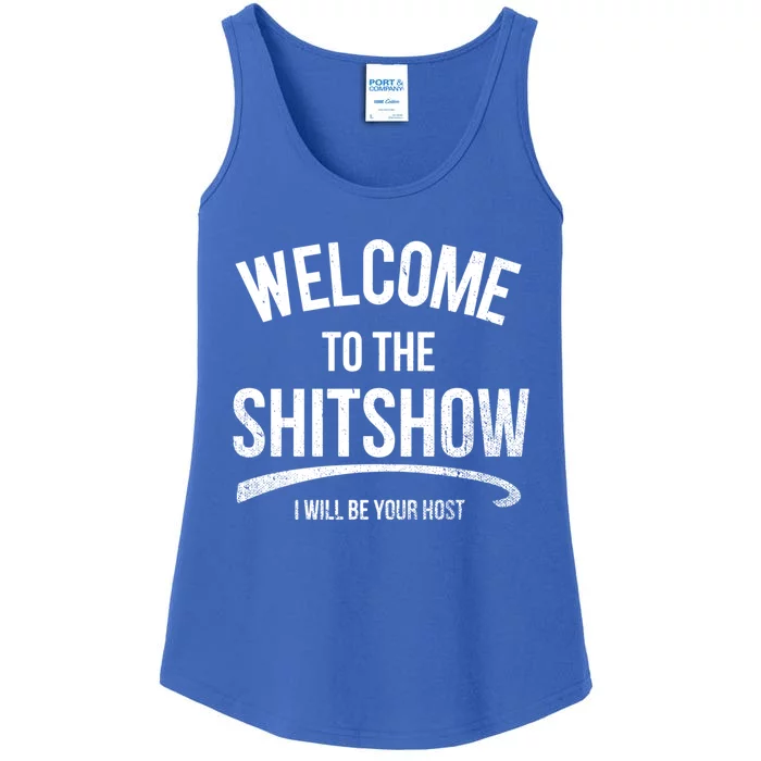 Funny Welcome To The Shitshow Meme Vintage Cool Gift Ladies Essential Tank