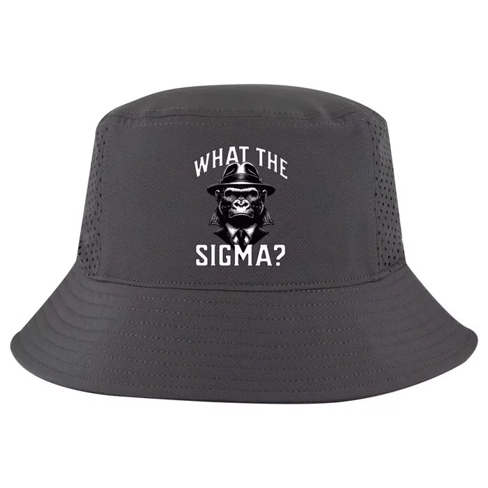 Funny What The Sigma Ironic Meme Brainrot Quote Cool Comfort Performance Bucket Hat