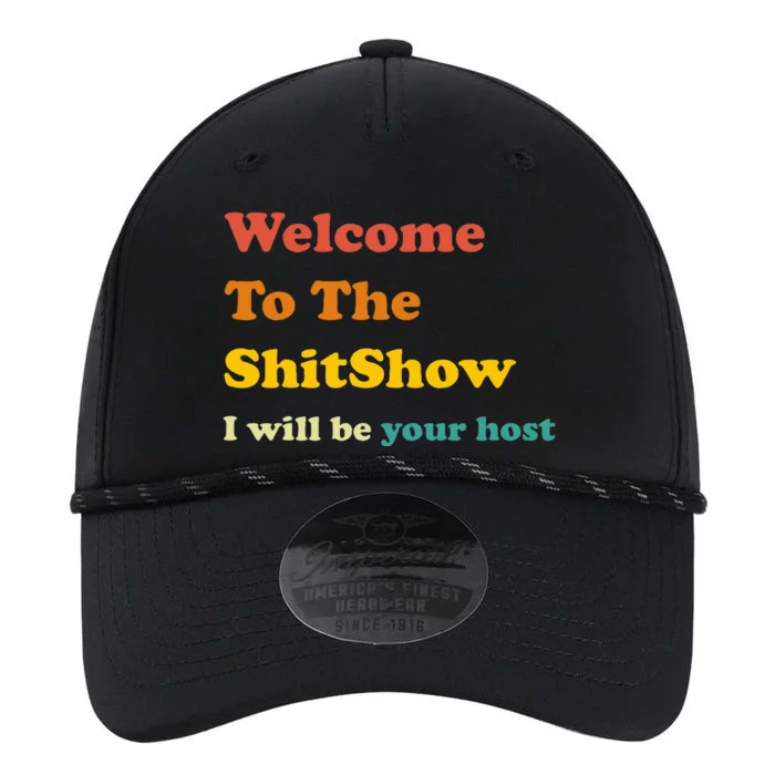 Funny Welcome To The ShitShow Joke Sarcastic Meme Vintage Performance The Dyno Cap