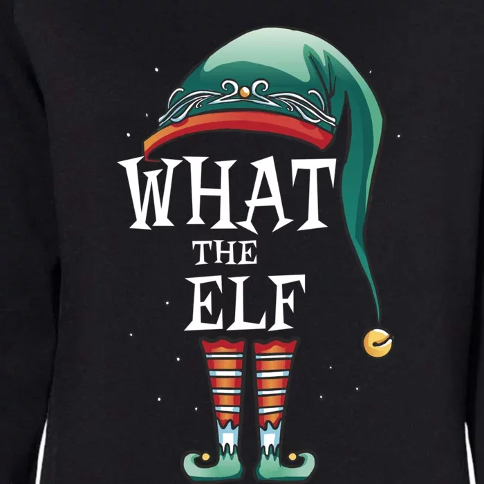 Funny What The Elf Costume Family Matching Christmas Great Gift Womens California Wash Sweatshirt