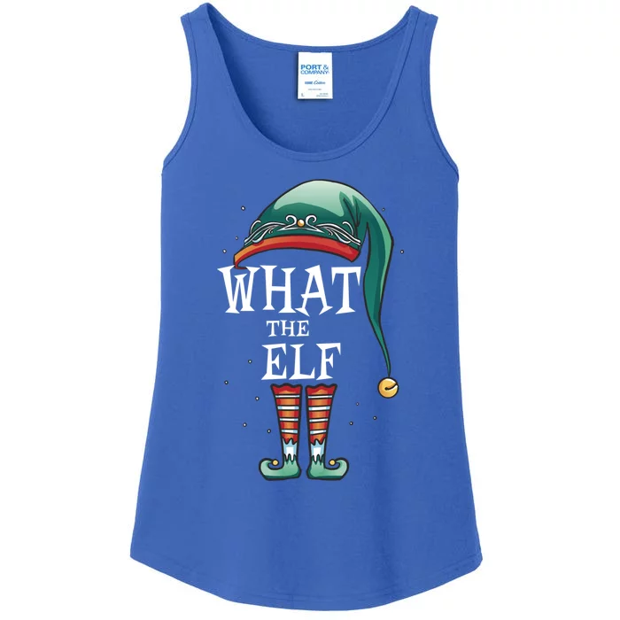 Funny What The Elf Costume Family Matching Christmas Great Gift Ladies Essential Tank