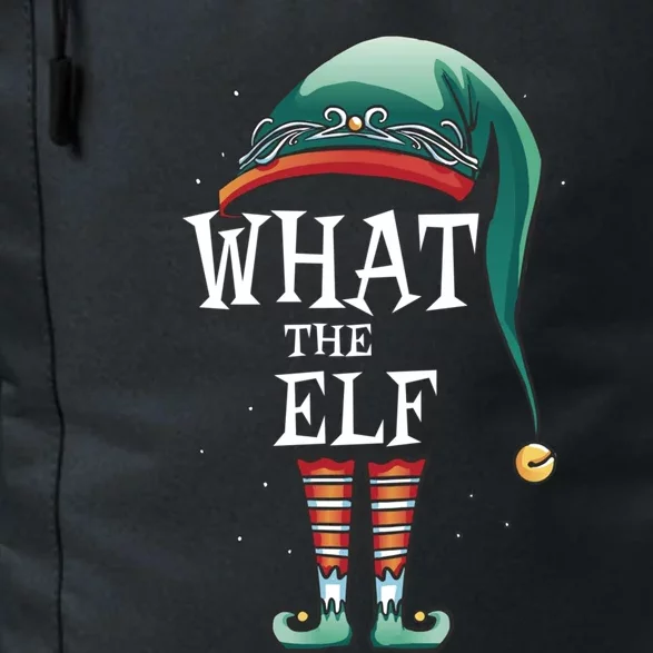 Funny What The Elf Costume Family Matching Christmas Great Gift Daily Commute Backpack