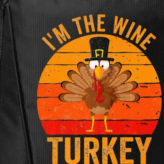 Funny Wine Turkey Thanksgiving Family Matching City Backpack