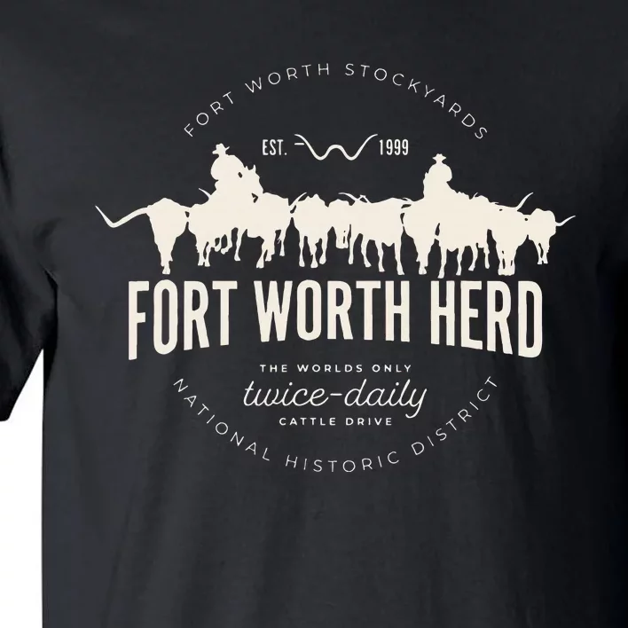 Fort Worth Texas Stockyards And Rodeo Cowboy Tall T-Shirt