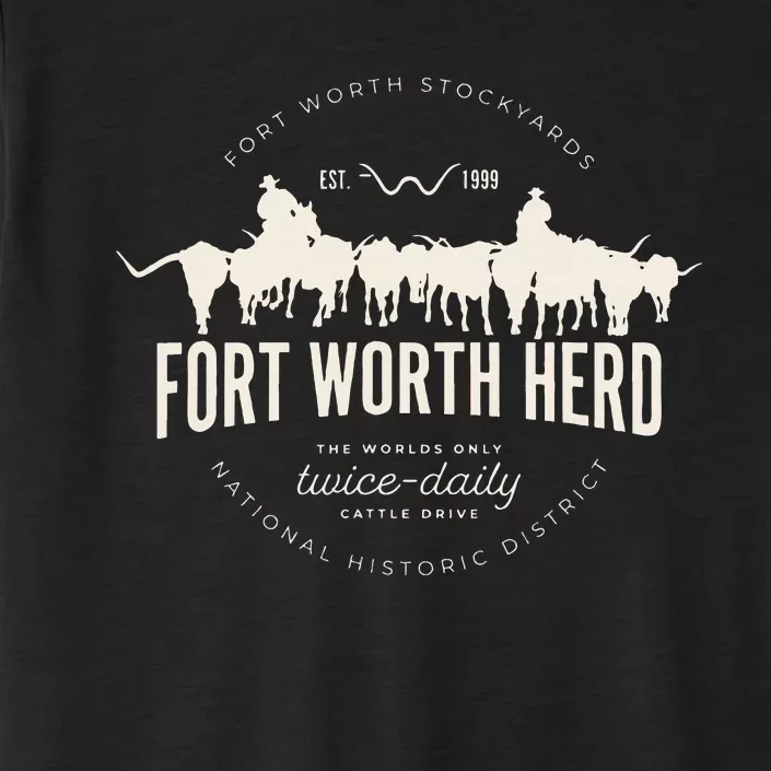 Fort Worth Texas Stockyards And Rodeo Cowboy ChromaSoft Performance T-Shirt