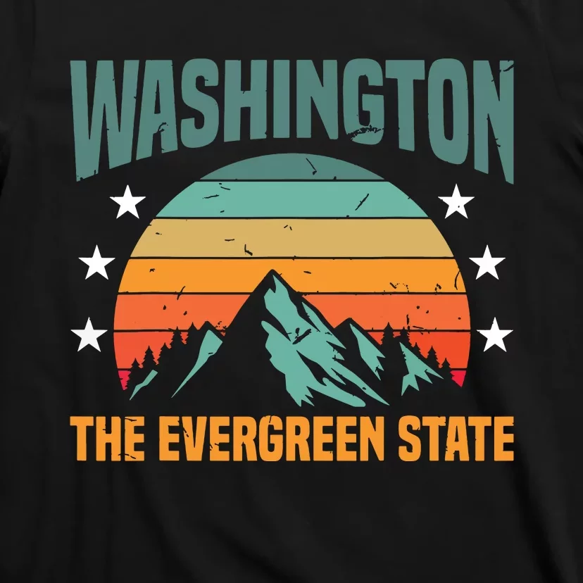 Funny Washington The Evergreen Home T-Shirt