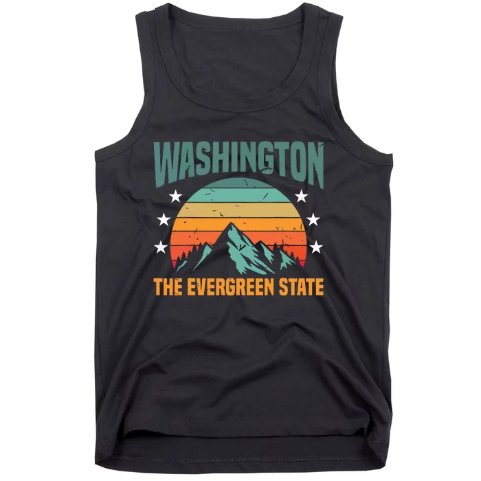 Funny Washington The Evergreen Home Tank Top