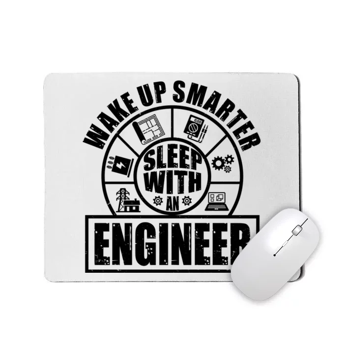 Funny Wake Up Smarter Sleep With A Engineer Mousepad