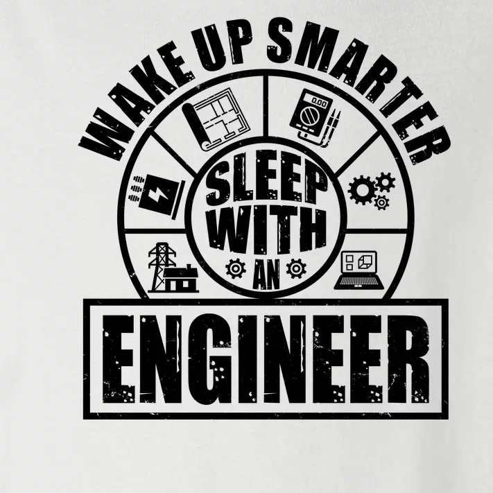 Funny Wake Up Smarter Sleep With A Engineer Toddler Long Sleeve Shirt