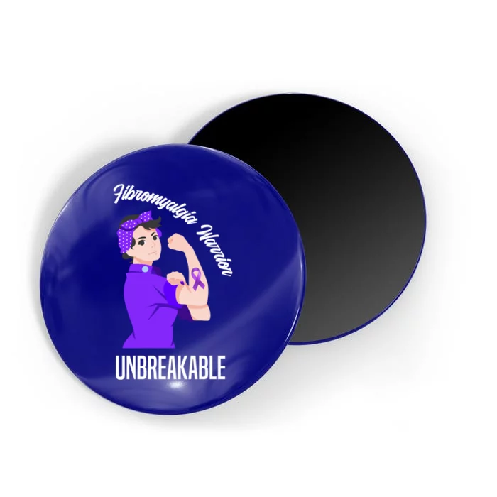 Fibromyalgia Warrior Unbreakable Fibromyalgia Awareness Gift Magnet