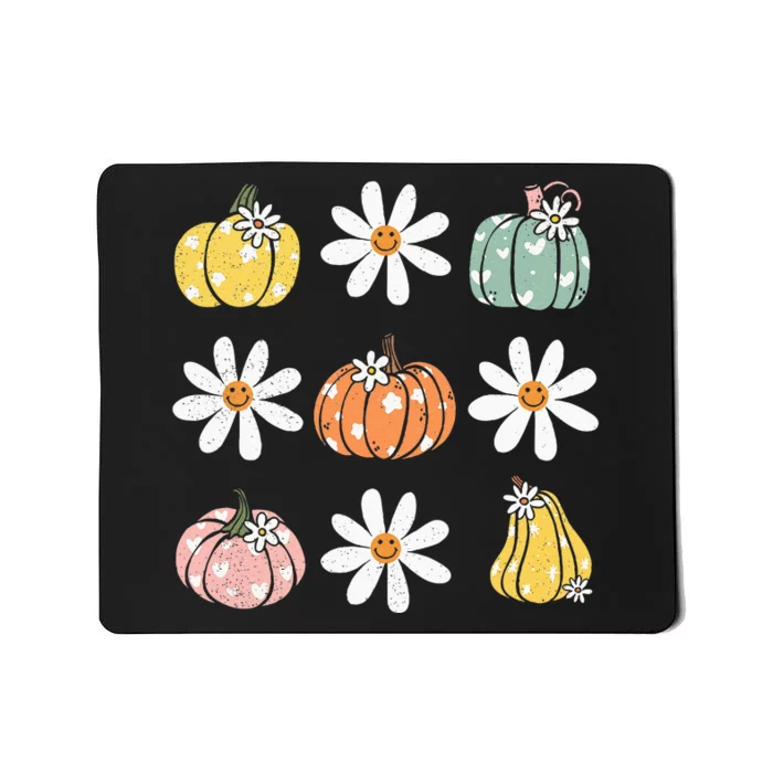 Fall Women Vintage Pumpkin Autumn Graphic Thanksgiving Mousepad