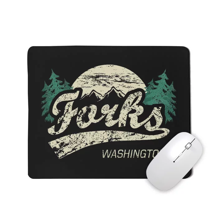 Forks Washington Vintage Mousepad