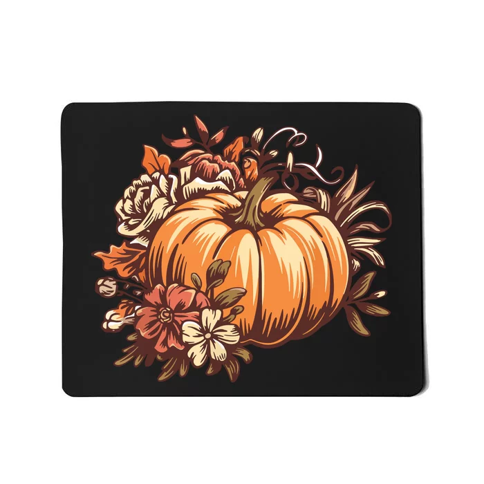 Fall Women Vintage Pumpkin Autumn Graphic Thanksgiving Mousepad