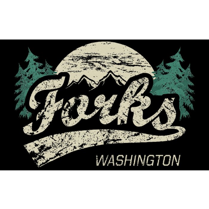 Forks Washington Vintage Bumper Sticker