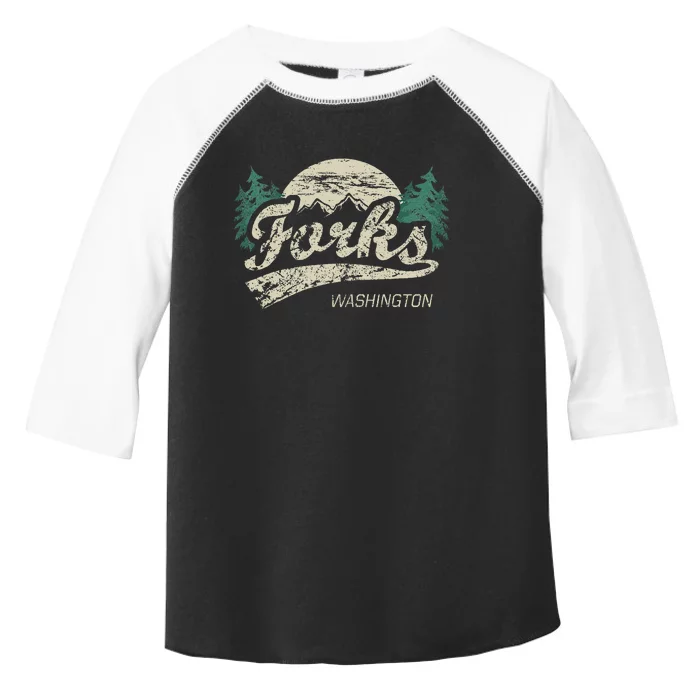 Forks Washington Vintage Toddler Fine Jersey T-Shirt