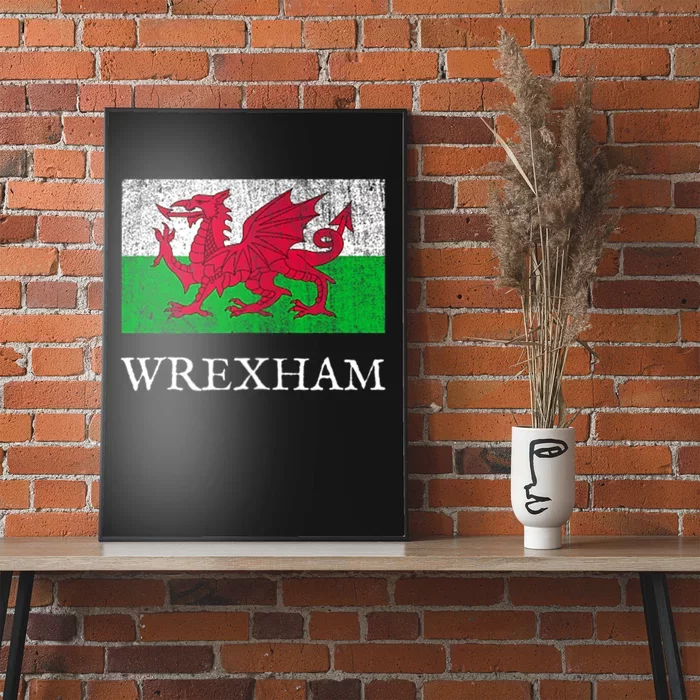 Football Wales Welsh Soccer Jersey Retro Vintage Poster