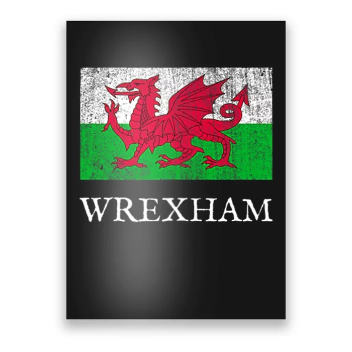 Football Wales Welsh Soccer Jersey Retro Vintage Poster