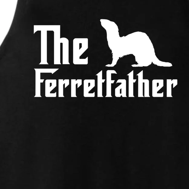 Ferret Whisperer Wildlife Animal Rodent Best Dad Ever Gift Ladies Tri-Blend Wicking Tank