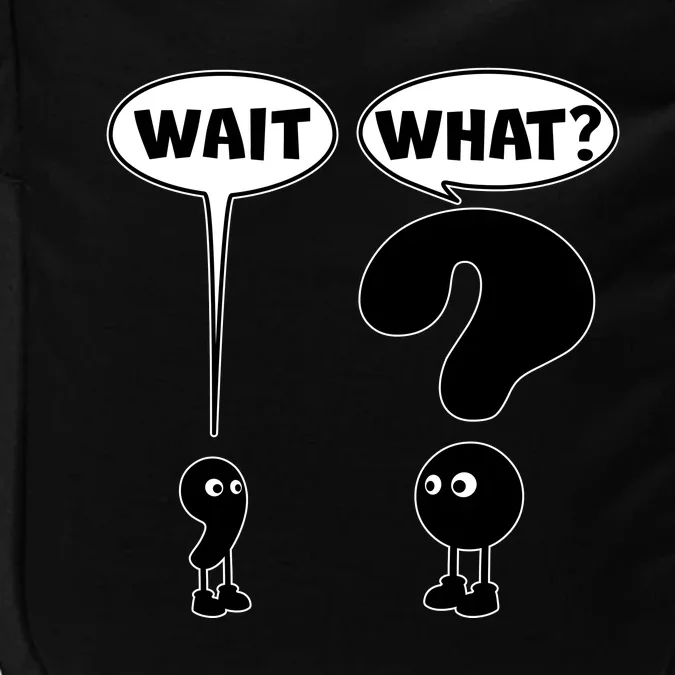 Funny Wait What Comma Question Mark Comic Impact Tech Backpack