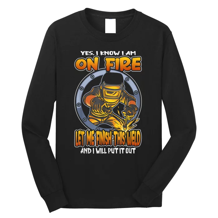 Funny Welder & Welding Gift Idea Long Sleeve Shirt