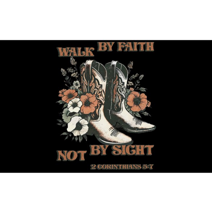 Faith We Walk By Faith Not By Sight Christian Bumper Sticker