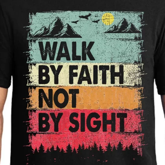 Faith We Walk By Faith Not By Sight Christian Pajama Set