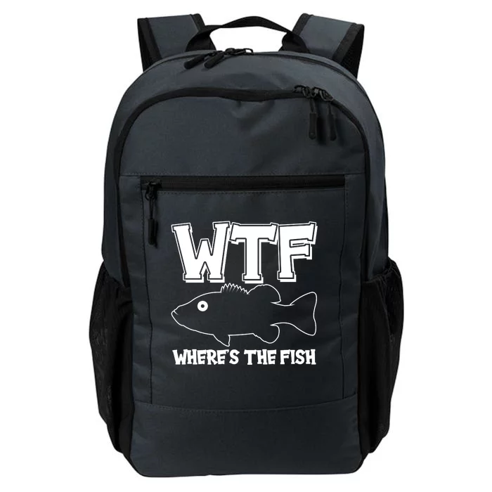 Funny WTF Wheres The Fish Daily Commute Backpack