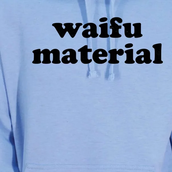 Funny Waifu Wife Material Anime Fan Unisex Surf Hoodie