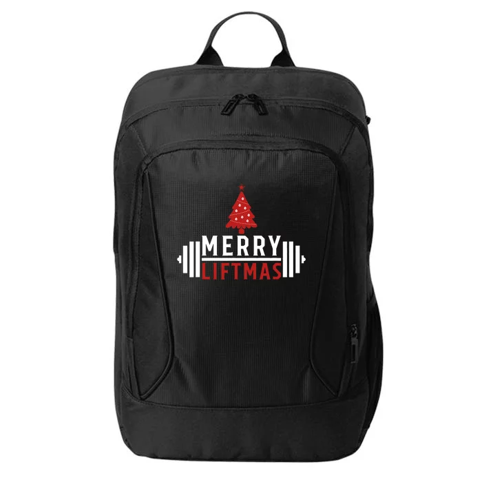 Funny Weightlifting Weight Lifters Merry Liftmas Christmas City Backpack