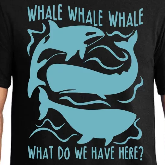 Funny Whale What Do We Have Here Pajama Set