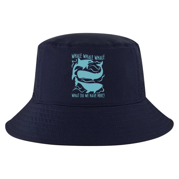 Funny Whale What Do We Have Here Cool Comfort Performance Bucket Hat