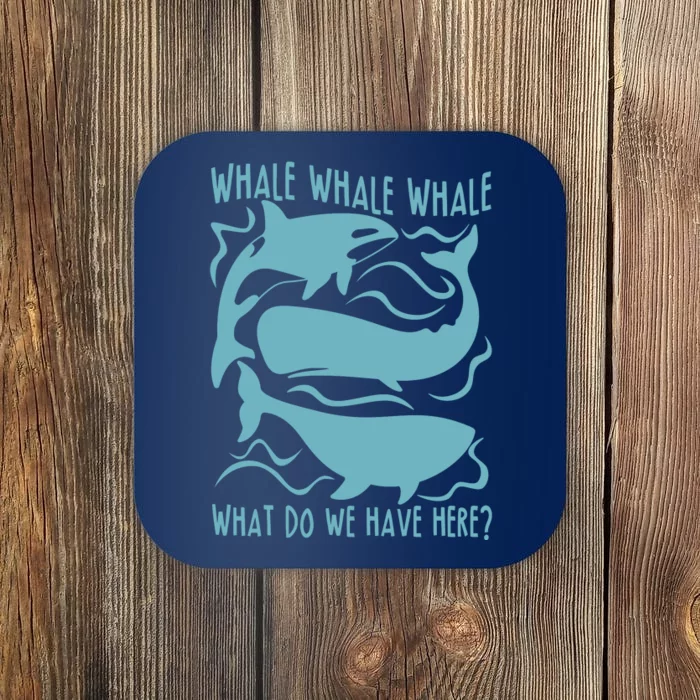 Funny Whale What Do We Have Here Coaster